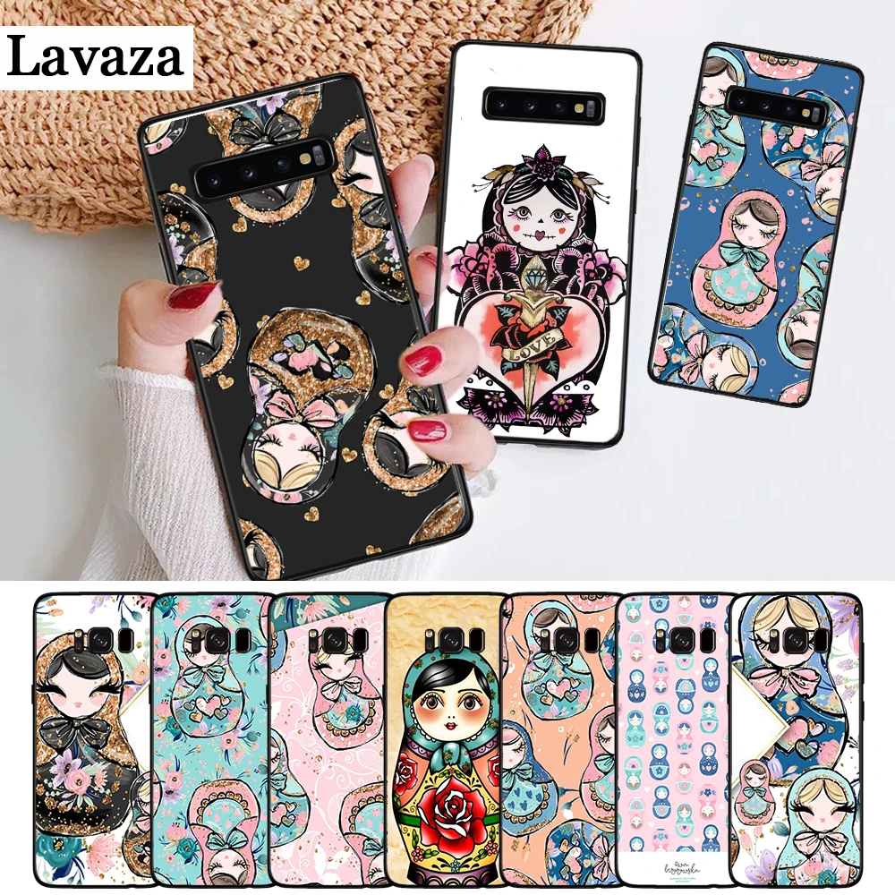 

Lavaza Russian matryoshka Dolls Silicone Case for Samsung S6 Edge S7 S8 Plus S9 S10 S10e Note 8 9 M10 M20 M30