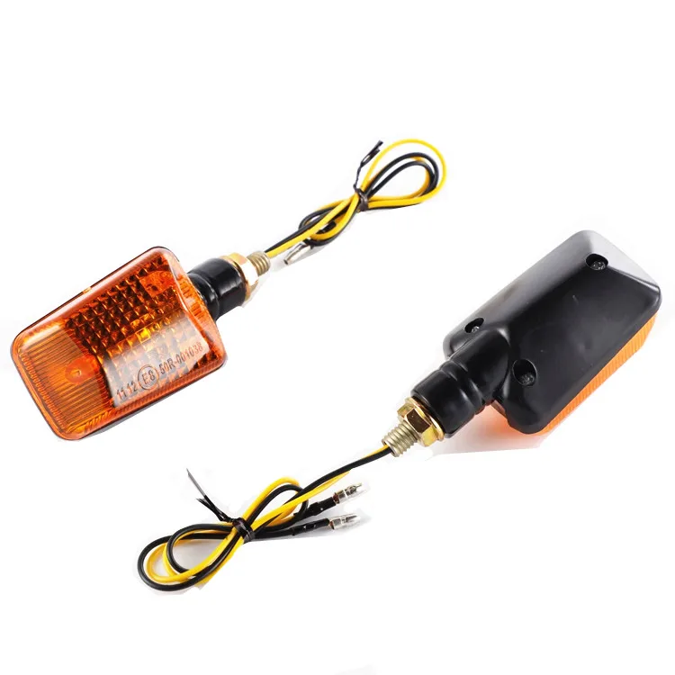 

Universal Motorcycle 8mm Turn Signals Blinker Amber Indicator Lights Custom Sport Bike Street Bike Atv Scooter Offroad