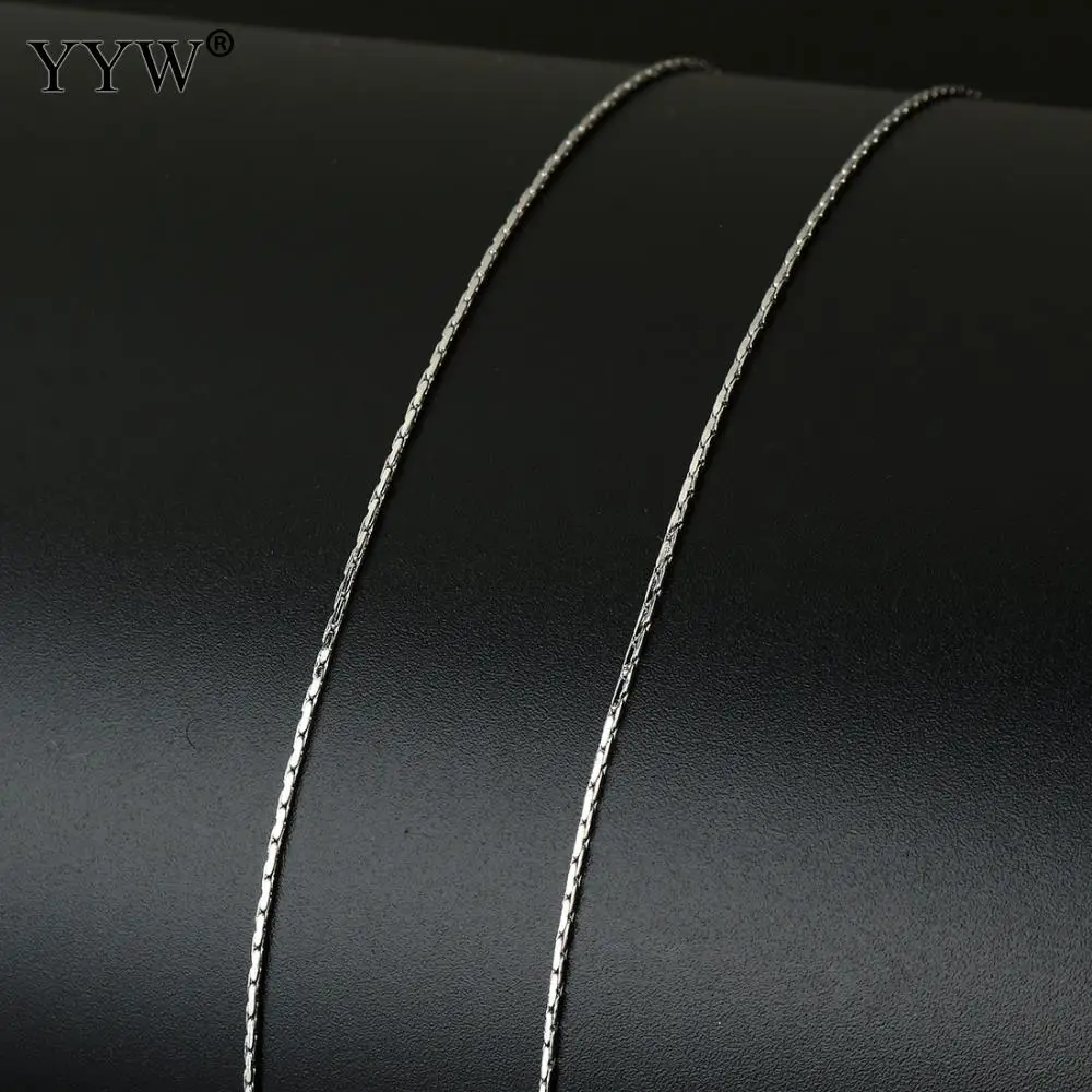 10 м/катушка из нержавеющей стали DIY Изготовление украшений цепочка женское ожерелье браслет серебристого цвета материал ручной работы с пластиковой катушкой