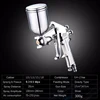 Spray Gun 400ML Pneumatic Airbrush Sprayer Professional Alloy Painting Atomizer Tool With Hopper For Painting Cars By PROSTORMER 3