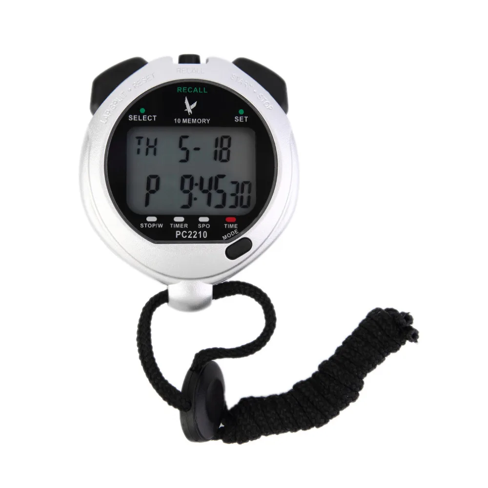 2016 new PC2210 Pacer function Lap counter 2 Rows10 Memories LCD