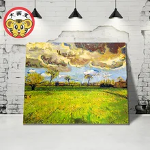 Картина по номерам художественная краска по номерам Парижская башня Ван Гог высокий и более буря, DIY своих собственных цветных развлечений