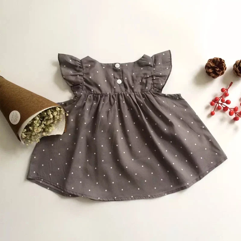 Humor Bear/ г. Летняя одежда для малышей Новые брендовые комбинезоны, одежда модная Милая Детская одежда с принтом вишни+ шляпа, платье для маленьких девочек