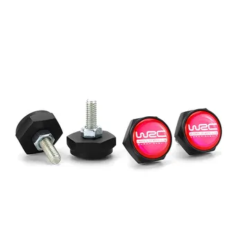 

WRC Logo Car License Plate Bolt Frame Screws For Citroen C4 Xsara Ford Focus Peugeot 206 Toyota Corolla Subaru Impreza Fiat Audi