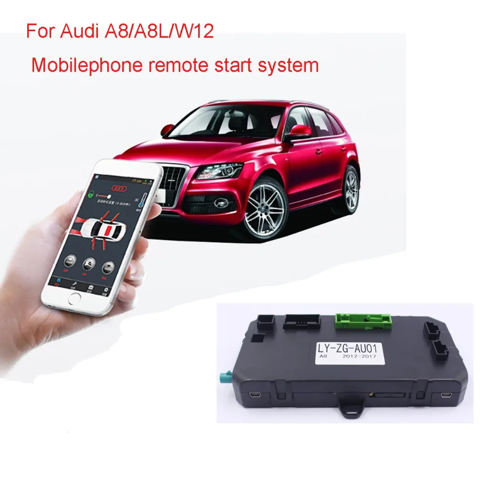 Для Audi A8/A8L W12 GSM мобильный телефон APP старт стоп зажигание двигателя автомобиля