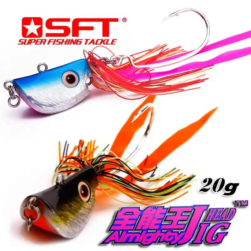

Almighty Jig 20g Fishing Jig Fishing Lure 10 Colors Artificial Lures SFT Brand