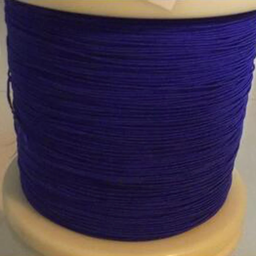 

cltgxdd Blue Mill copper wire 0.04X220 High frequency Sound antenna Stranded wire silk covered wire cotton covered wire