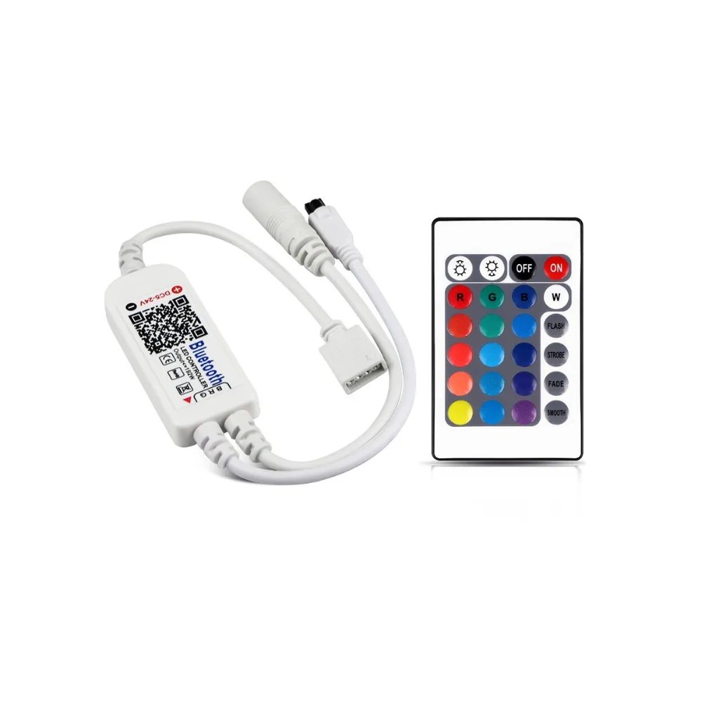

5V - 24V Bluetooth 4.0 Wifi LED RGB Controller Music Sound APP Control IOS & Android For 5050 SMD RGBW RGB LED Strip Light Tape