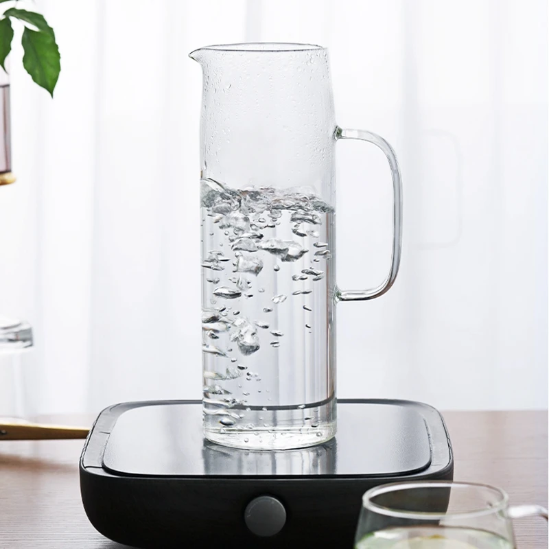 1L/1.3L/1.5L/1.7L прозрачный стеклянный кувшин для воды чайник Cha Lemonade термостойкий