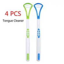 4 шт. гигиенический очиститель для полости рта, скребок для ухода за полостью рта, гигиена свежего дыхания, зубная щетка для гигиены полости рта, инструменты для уменьшения кариеса зубов