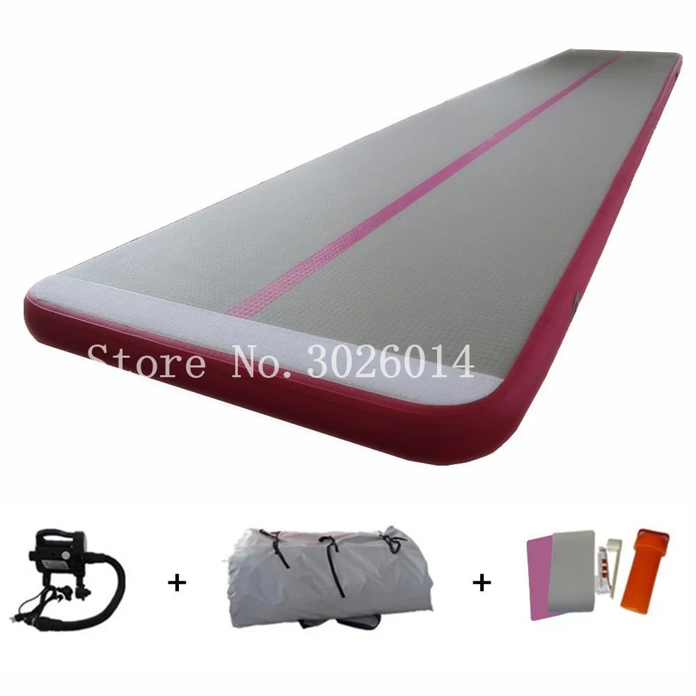 Free Shipping 5*1*0.2m Air Track, Tumbling Mat, Inflatable Gymnastics Airtrack Mat, Air Floor Mat with Electric Air Pump free shipping 7m pink inflatable air track gymnastics tumbling mats for kit inflatable gym air mat gymnastics equipment