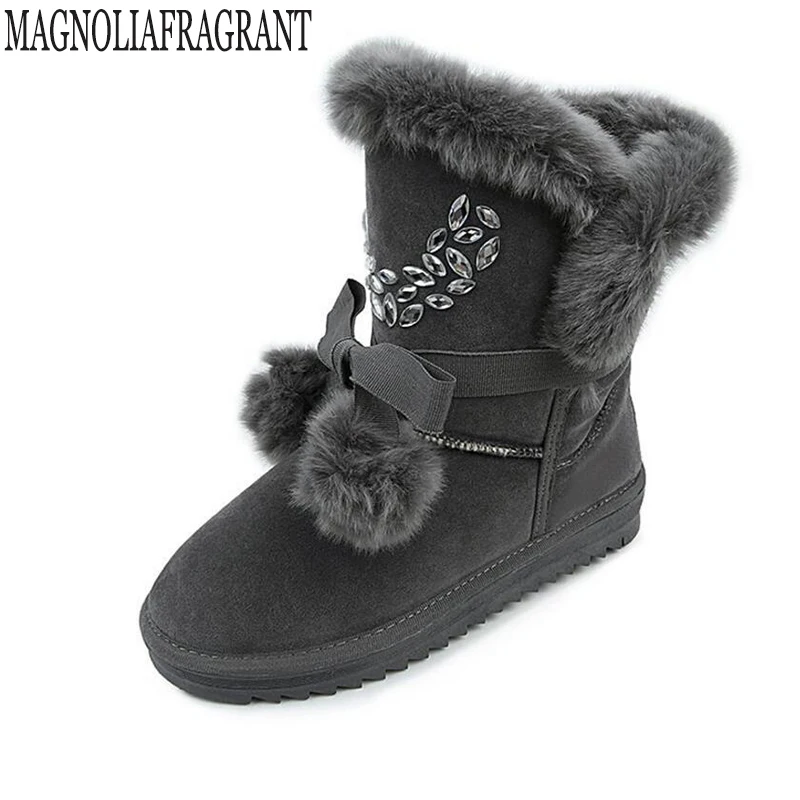 

women winter shoes women's ankle boots the new fashion casual fashion flat warm woman snow boots platform winter boots k396