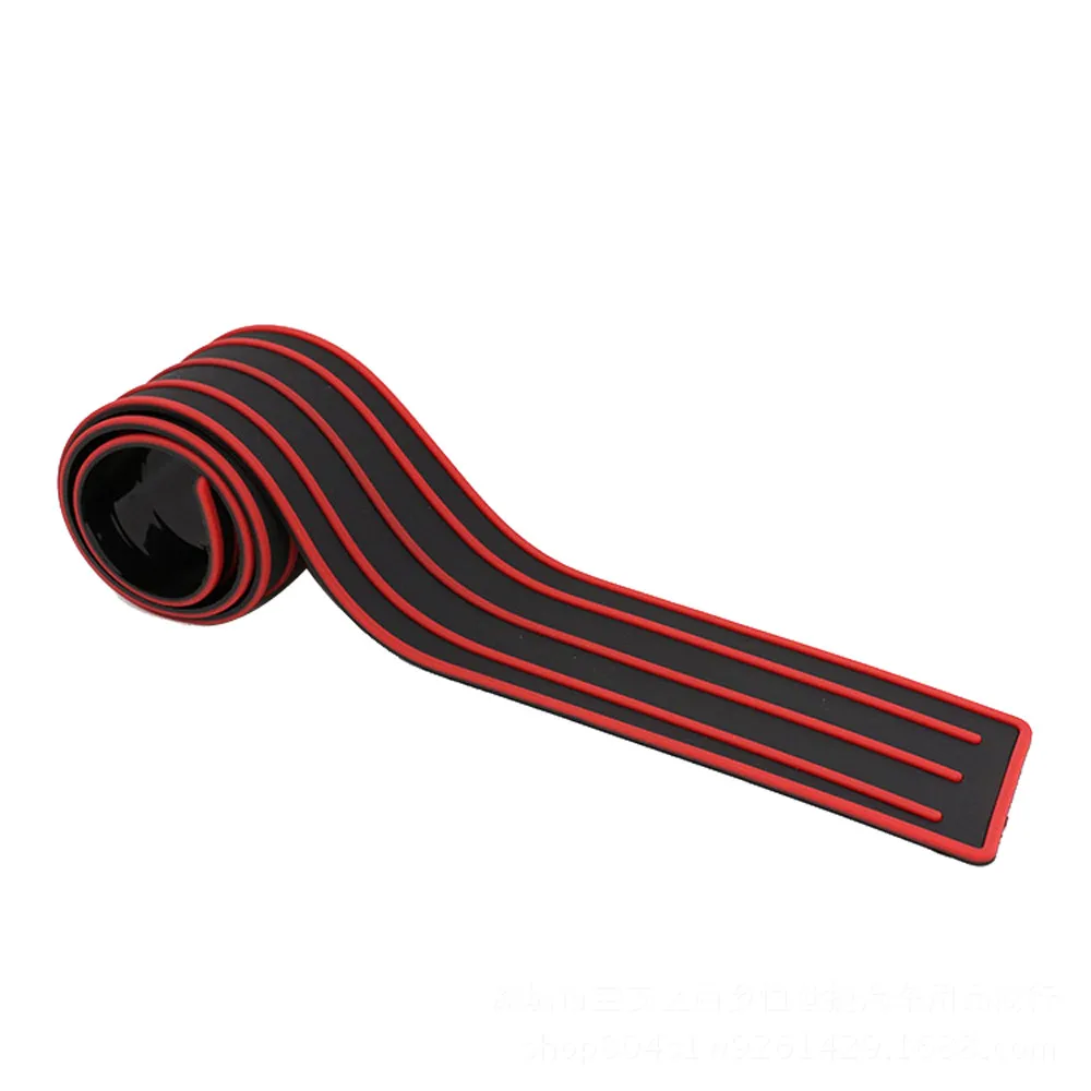 

Car scratch bar Universal Car Rear Bumper Sill/Protector Plate Rubber Cover Guard Trim Pad sep13