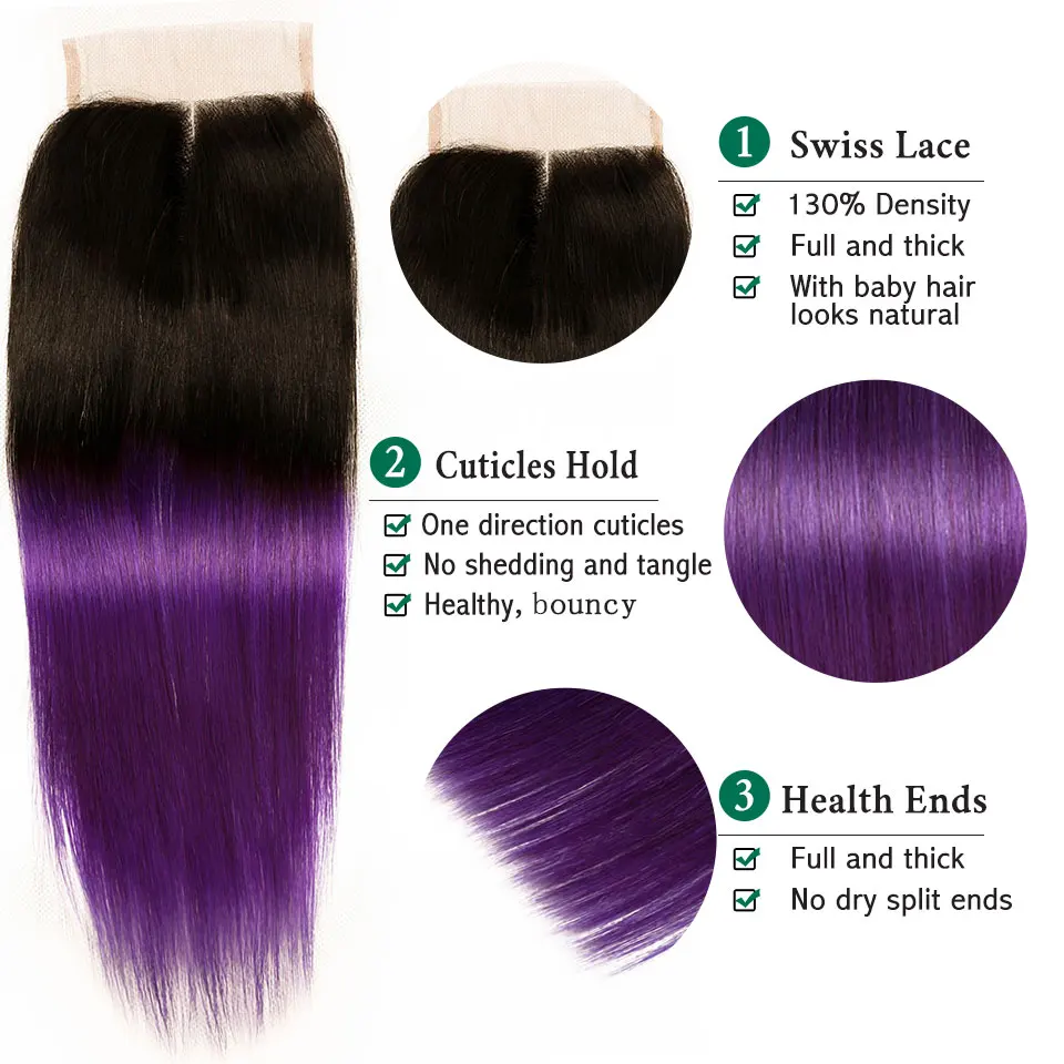 purple ombre bundles with closure (9)