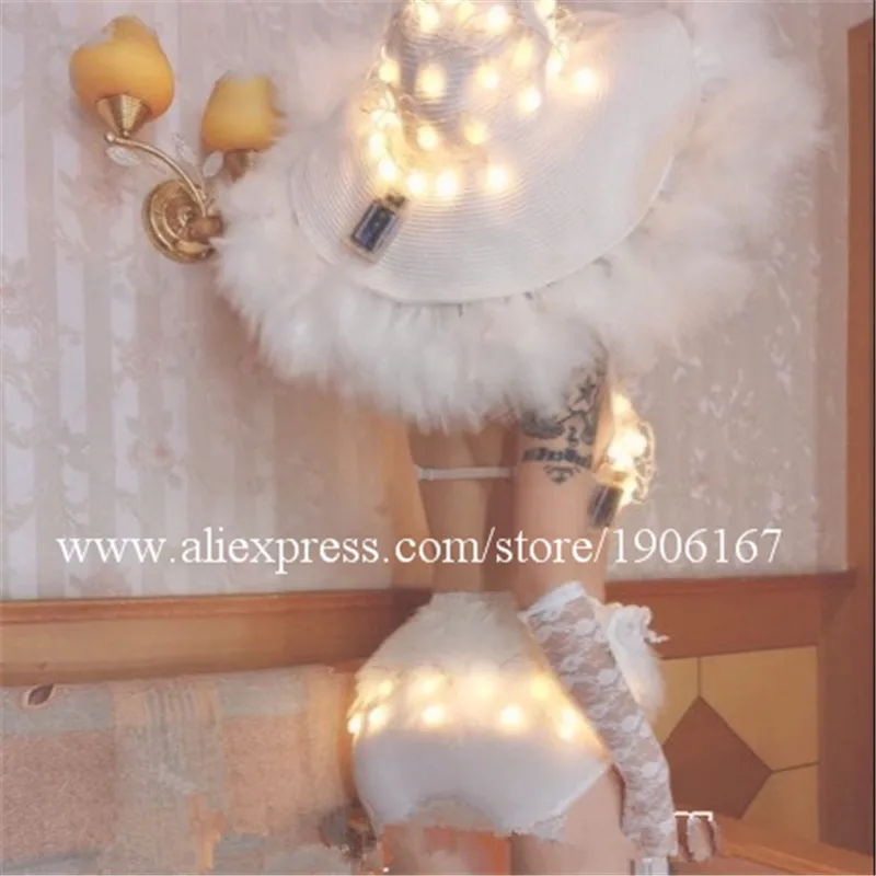 Led Sexy girl bra shorts 04