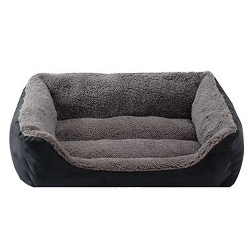 cheap S 3XL 10 Colors Paw Pet Sofa Dog Beds Waterproof Bottom Soft Fleece Warm Cat Bed House Cama Perro