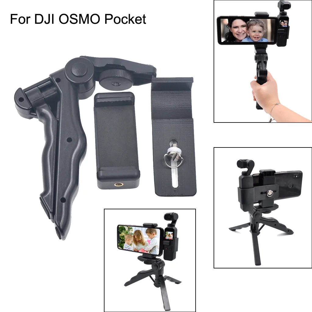 

Gimbal Tripod Phone Holder Mount Bracket Extended For DJI OSMO Pocket Accessory Stretchable Holder Support Smartphone of 55-86mm