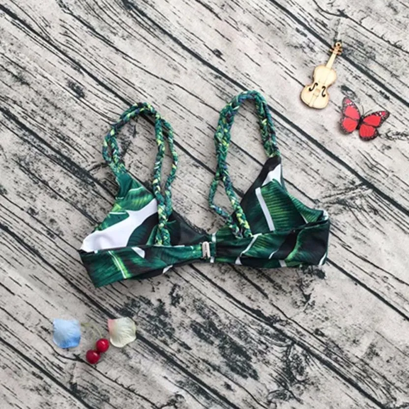 Женский купальник монокини с эффектом пуш ап 1 комплект|leaf leaves|leaf swimsuitleaf swimwear |