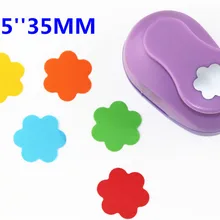 38 мм тиснение устройство цветы бумага резак альбом для вырезок для рукоделия ребенок ремесло инструмент diy дыроколы cortador de papel S2934-6