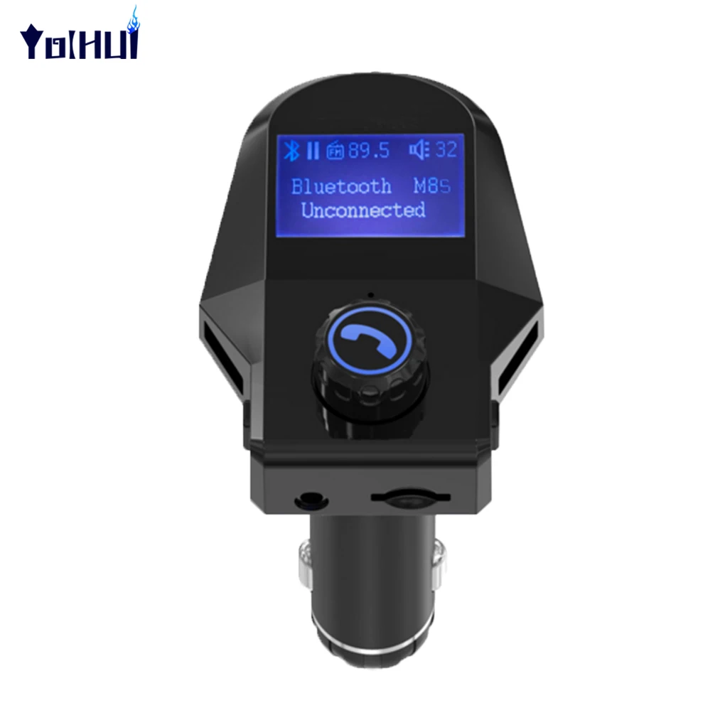M8S Large LED Screen 5V 2.5A Bluetooth Car Charger Handfree Aux Audio Car MP3 Music Player