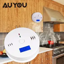 AUYOU CO Gas Sensor Carbon Monoxide Poisoning Alarm Home LCD CO Carbon Monoxide Poisoning Sensor Alarm Warning Detector Tester