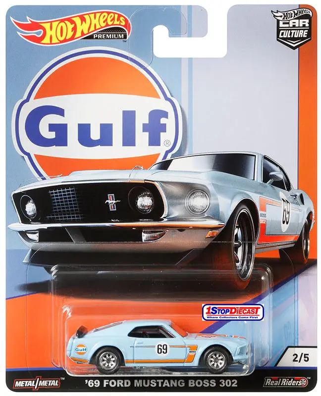 Hot Wheels Car 1:64 Car Culture Gulf FIAT NISSAN VOLKSWAGEN MCLAREN FORD Collector Edition Metal Diecast Model Car Kids Toys - Цвет: Gulf-2
