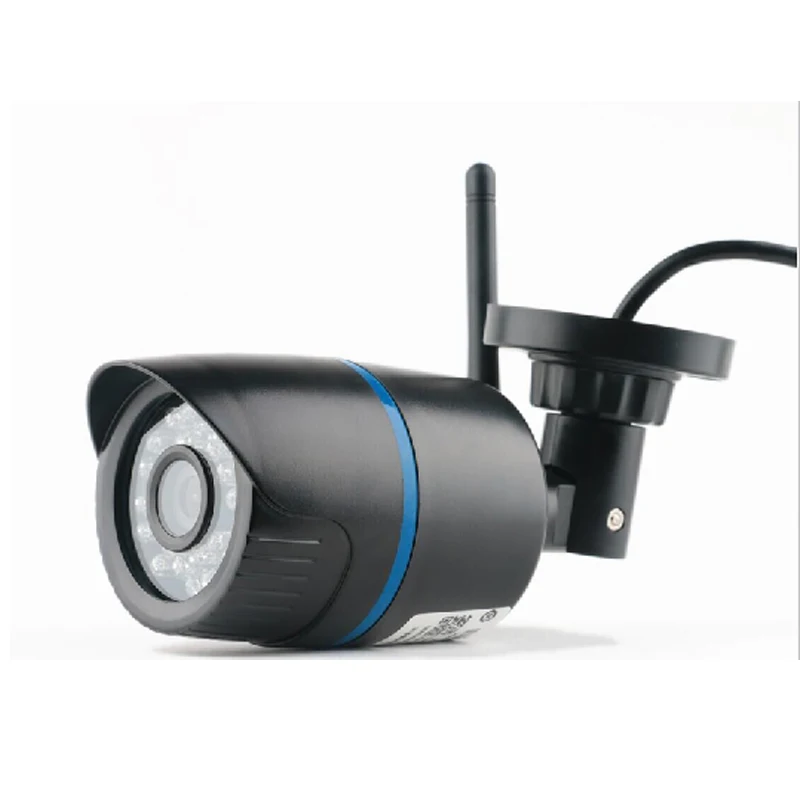 Hd 1080p цилиндрическая ip-камера Wifi с функцией обнаружения движения, открытая Водонепроницаемая мини-карта, черная камера видеонаблюдения