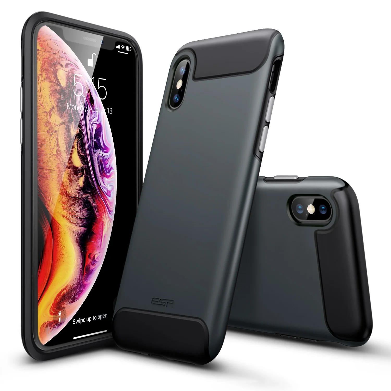 ESR Rambler Прочный сверхпрочный чехол для iPhone X/XS/XR/XS Max бампер Броня чехол 360 Защитный амортизирующий ТПУ чехол XS чехол