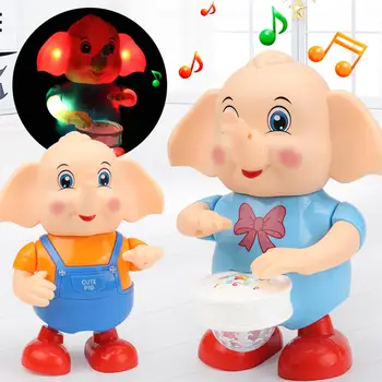

Children Drumming Dancing Robot Toy Little Cute Simulation Doll Electric Toy