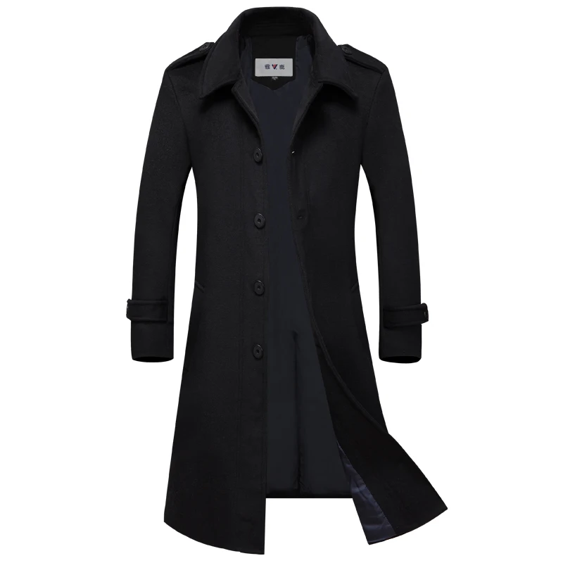 Autumn Men's Wool Coat Slim Men Middle Long Coats And Jackets Solid Male Manteau Homme Overcoat Wool Blend Coat Men 6003 Autumn Men's Wool Coat Slim Men Middle Long Coats And Jackets Solid Male Manteau Homme Overcoat Wool Blend Coat Men 6003