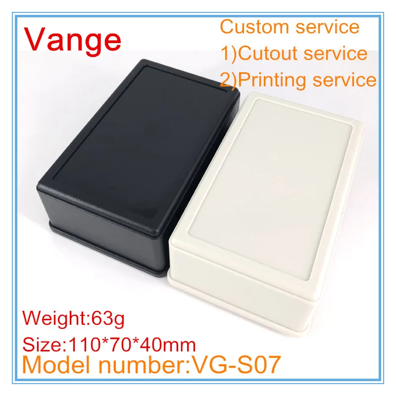 

1pcs/lot injection enclosure IP54 DIY ABS plastic project box for electronic project 110*70*40mm