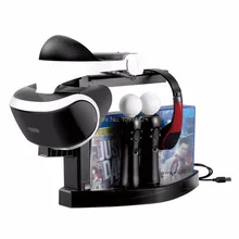 Многофункциональная Вертикальная Дисплей и держателем подставки для PS Очки виртуальной реальности VR зарядная станция для PS4 для PS контроллер движения