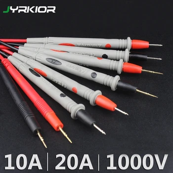 

Universal Multimeter Test Leads Multimeter Probes Wire Pen Cable 10A/20A 1000V And Multimeter Test Clamp Crocodile Clip Line
