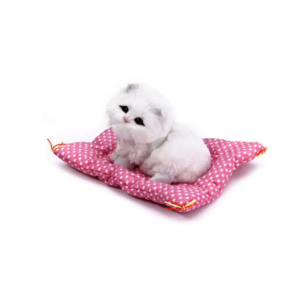 Подушка кошки игрушка животное кукла плюшевая звуковая имитация детская на день