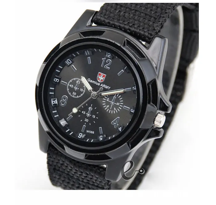 Мужские часы с нейлоновым ремешком, военные часы Gemius Army, высококачественные кварцевые мужские спортивные часы, повседневные наручные часы