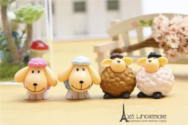 Cute Little Sheeps mini figures 4pcs - 1
