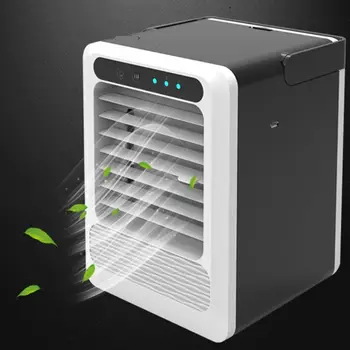 

Portable USB Chargeable Air Cooler 3 Speed Adjustable Mute Purifier Conditioner Humidification Fan for Home Office Desktop Suppl