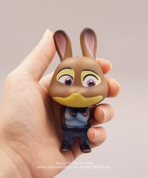 

Disney Zootopia Rabbit Judy Hopps 10cm mini doll Action Figure Anime Decoration Collection Figurine Toy model for children gift