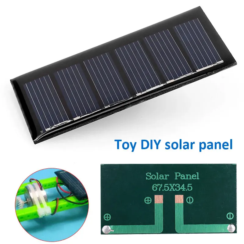 3 V 0,24 W мини монокристаллическая солнечная панель кремния небольшой 3 V 0,24 W мини солнечная батарея своими руками модуль DIY 80MA телефон
