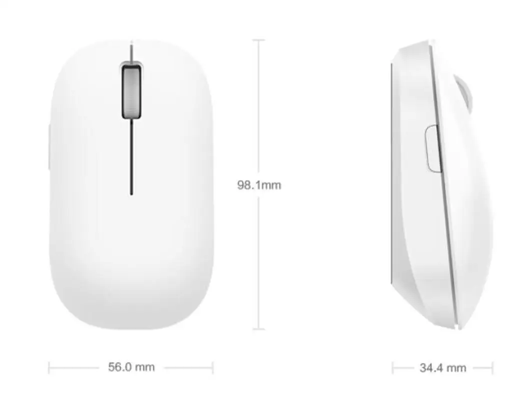 Xiao mi беспроводная мышь 1200 точек/дюйм RF 2,4 ГГц оптическая портативная мышь для Macbook mi ноутбук компьютер беспроводная оптическая мышь