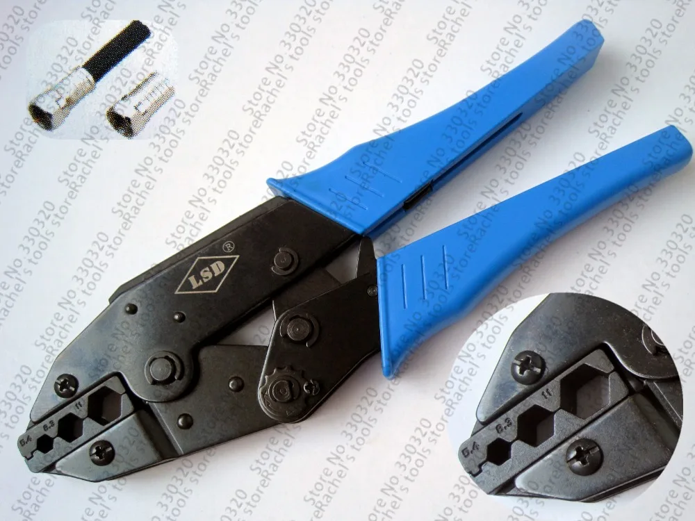 LS 457 coaxial crimping tools for crimping coax cable connectors RG6