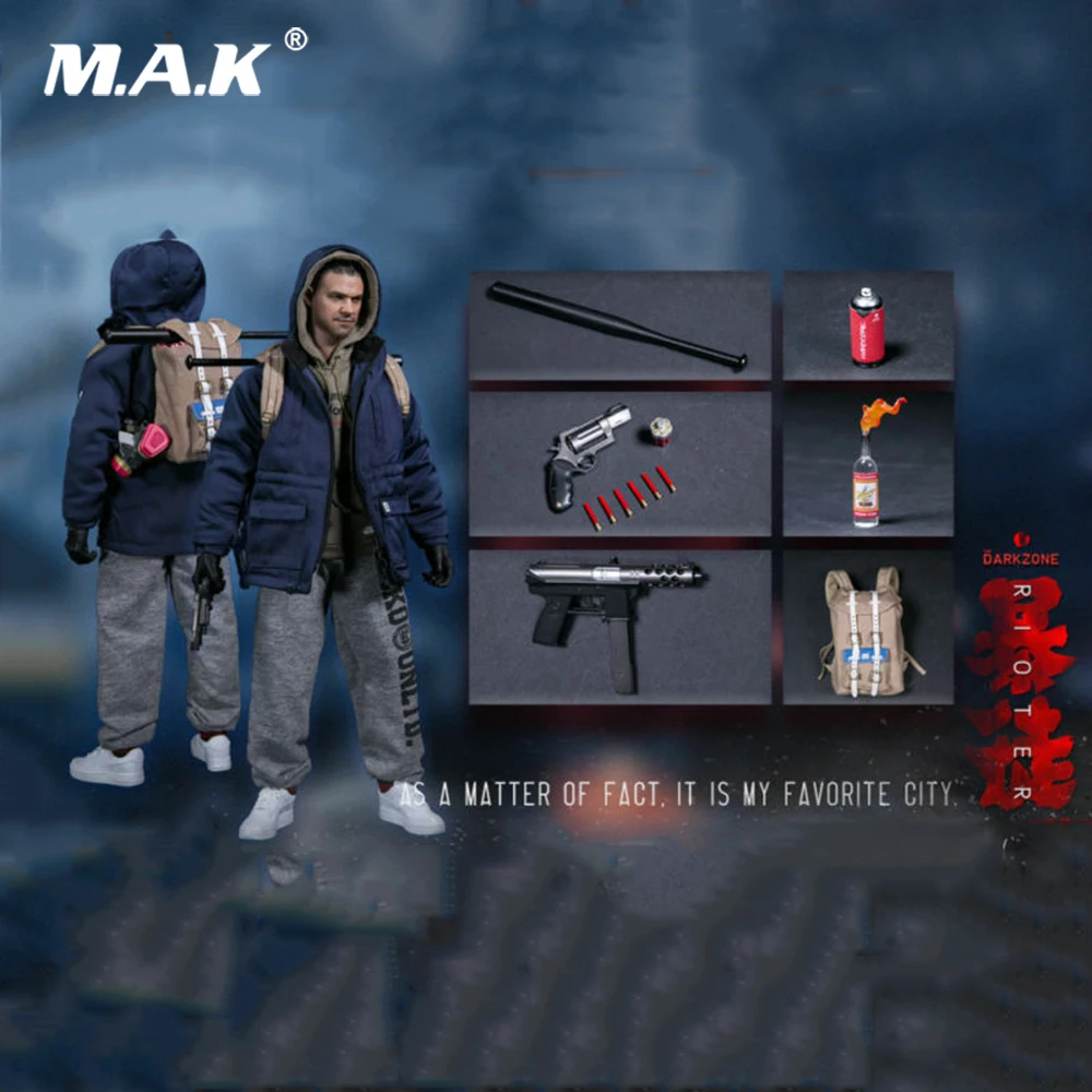 Для коллекции 1:6 весы полный набор DARKZONE RIOTER VM 022 фигурку модель игрушки для