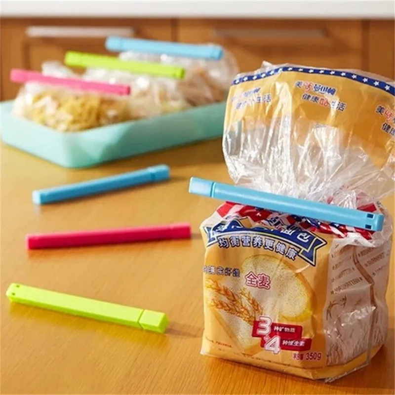 

1piece Kitchen Tools Food Snack Seal Sealing Bag Clips Sealer Clamp Kids