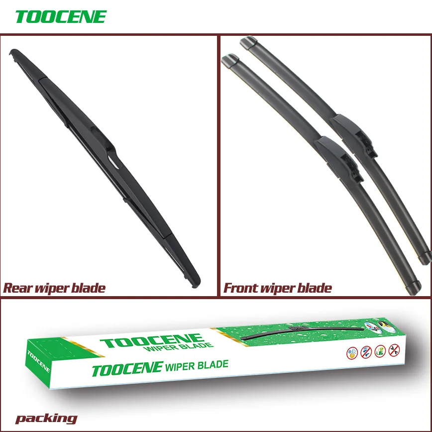 

Front and Rear Wiper Blades For Fiat Scudo 2007 -2015 Windshield windscreen Rubber Wiper Auto Car Accessories