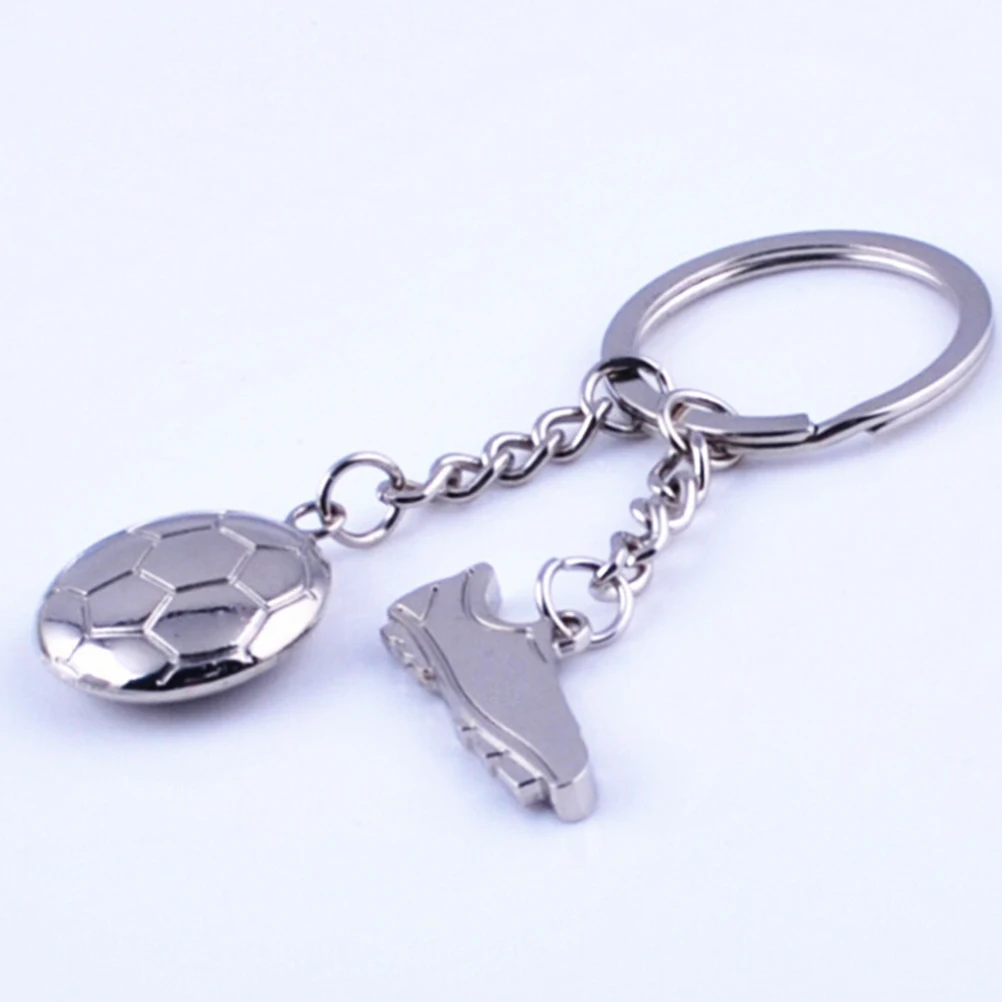 Party Creative Soccer Souvenir Keychain Sports Shoes Metal Keychain