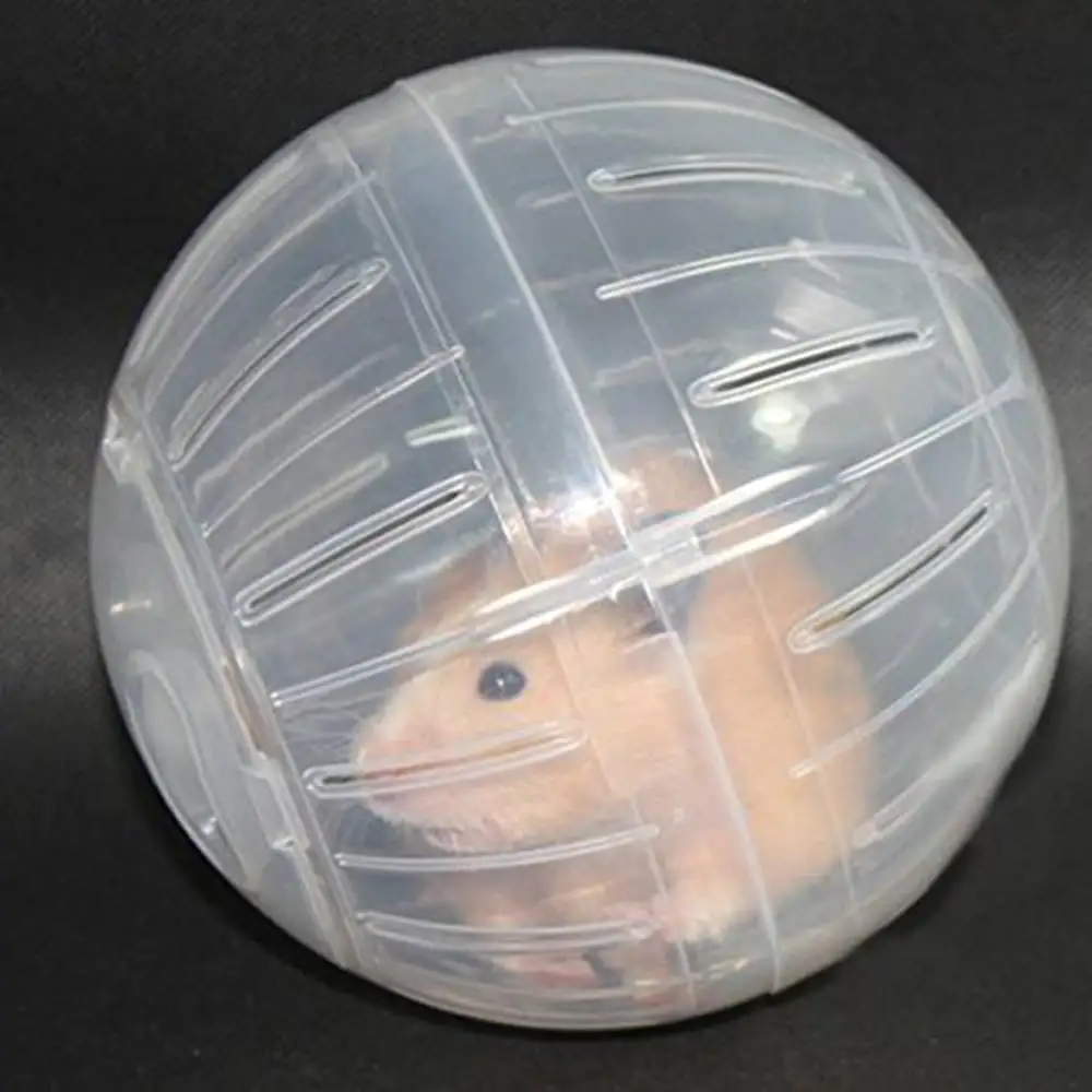 

4 color Funny Rodent Mice Hamster Gerbil Rat Jogging Play Exercise Plastic Small Ball Pet Toys Supplies Bowls Roll Ball
