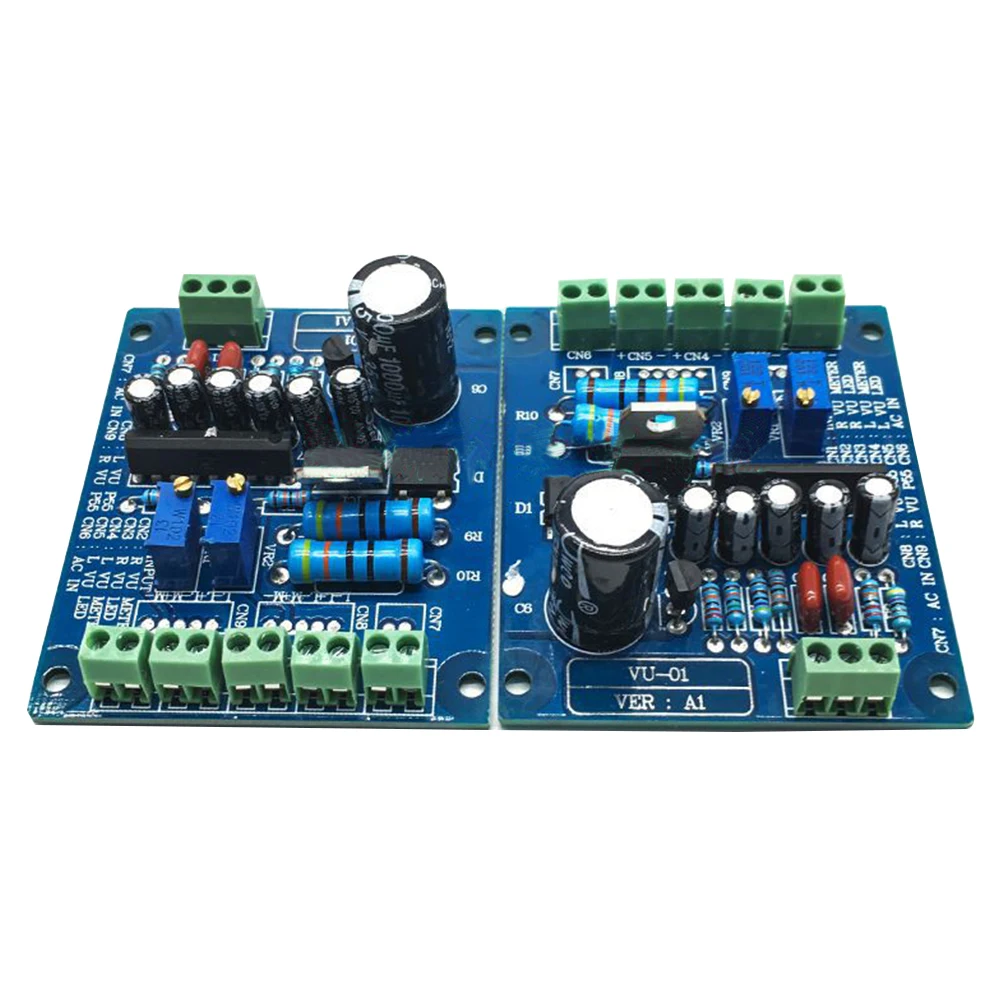 

Module Accessories Car Amplifier Audio 500ua 12V Durable Backlit Level Dual Stereo Speaker VU Meter Driver Board