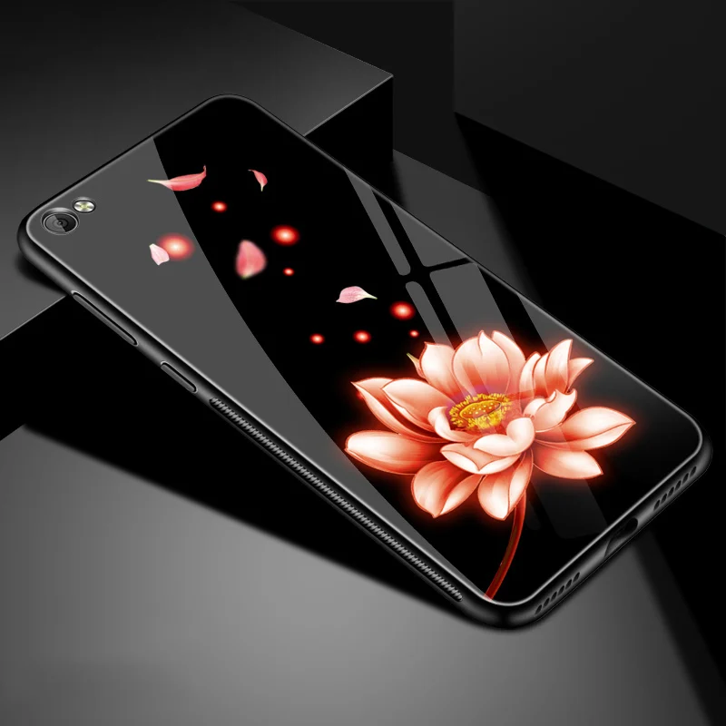 Роскошный для Xiaomi Redmi Примечание 5A чехол из закаленного стекла с твердым мягким краем для телефона для Xiaomi Redmi Примечание 5A силиконовый чехол 3d 5,5