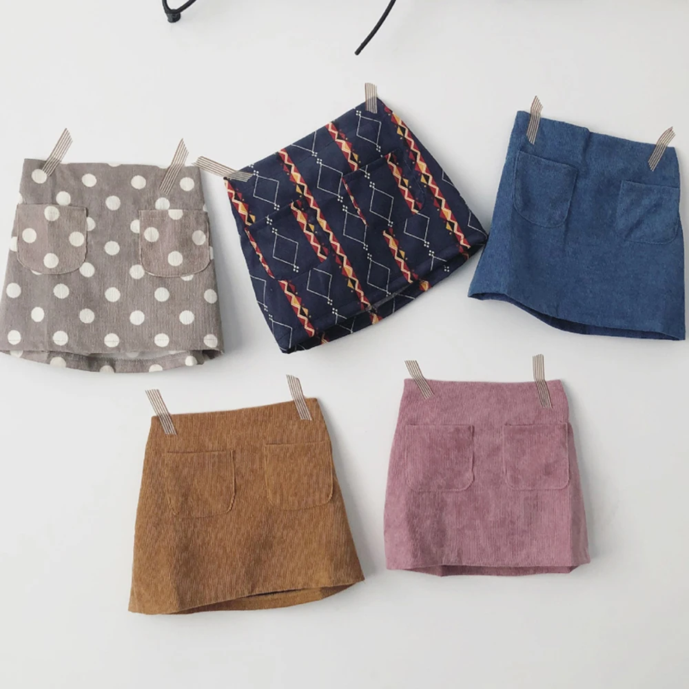 Baby Girls Clothes Girls Skirts 2018 New Autumn&Winter Fashion Cotton Toddler Kids Skirts for Party 2-6T