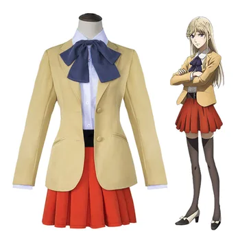 

Japanese Anime Hakata Tonkotsu Ramens Lin Xianming Cosplay Cotumes Student Uniform Outfit Women Suits